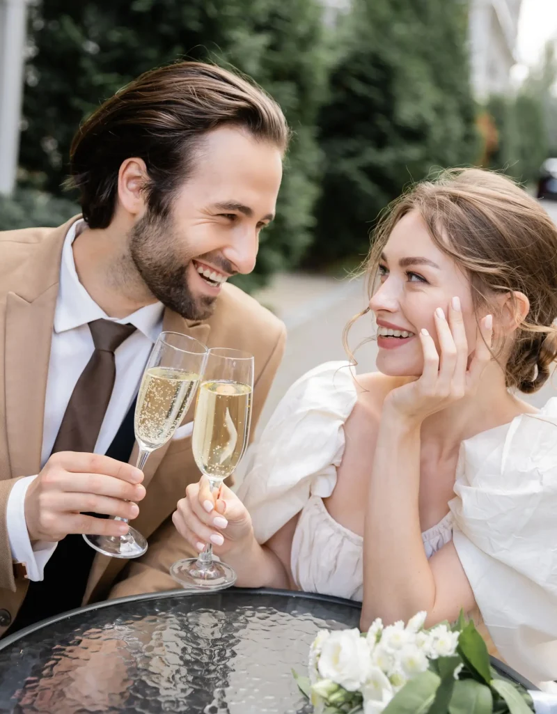 Gäste feiern Hochzeit im Allgäu